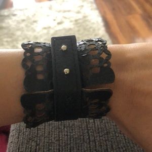 Leather bracelet